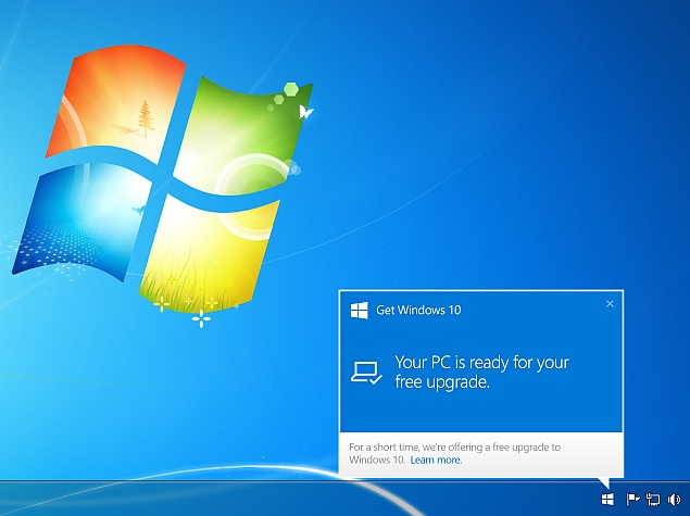 Windows 10 Upgrade Notification